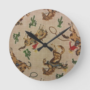 Relógio Redondo Bronco Bucking