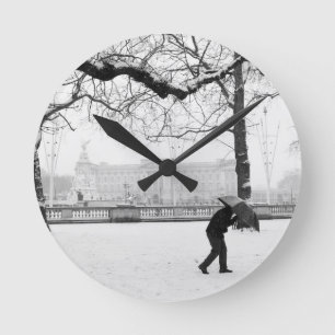 Relógio Redondo Buckingham Palace Londres Inglaterra