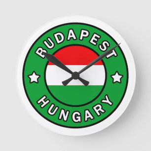 Relógio Redondo Budapest Hungria