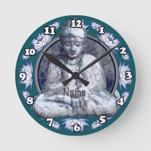 Relógio Redondo Buddha Respira