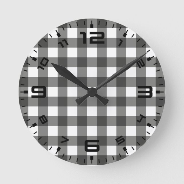 Relógio Redondo Buffalo Branco (Frente)