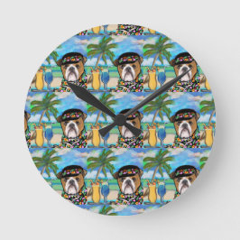 Relógio Redondo Buldogue