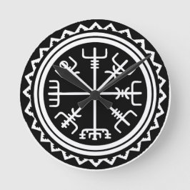 Relógio Redondo Bússola Viking Vegvisir