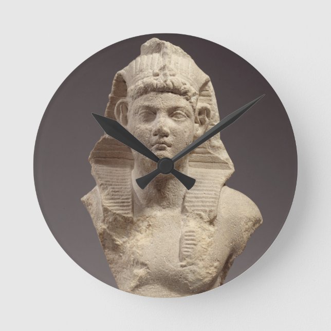 Relógio Redondo Busto de um imperador romano como um faraó (Frente)