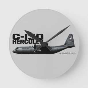 Relógio Redondo C-130 Hercules