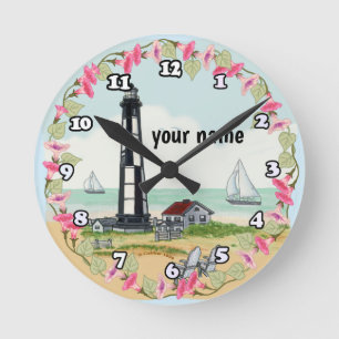 Relógio Redondo Cabo Henry Lighthouse
