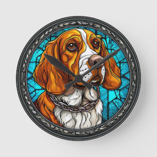 Relógio Redondo Cachorro Beagle fofo