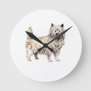 Relógio Redondo Cairn Terrier