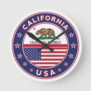 Relógio Redondo Califórnia