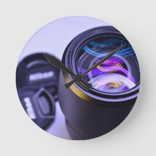 Relógio Redondo Câmara de Fotografia Nikon