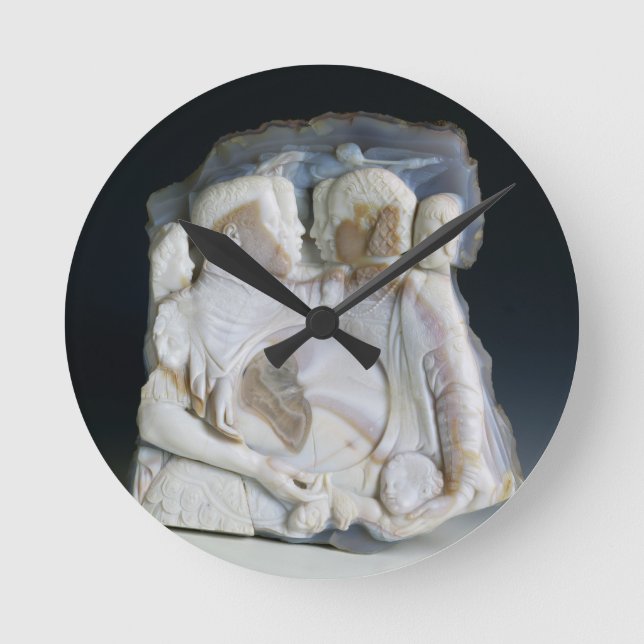 Relógio Redondo Cameo que descreve Cosimo de Medici (1519-74) e (Frente)