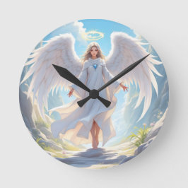 Relógio Redondo Caminho da Graça: Anjo da Ascensão Pacífica