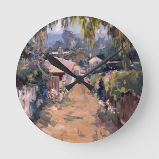 Relógio Redondo Caminho litoral (Frente)