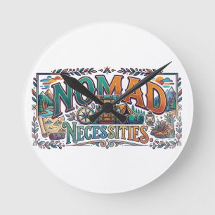 Relógio Redondo Camiseta Nomad Necessities