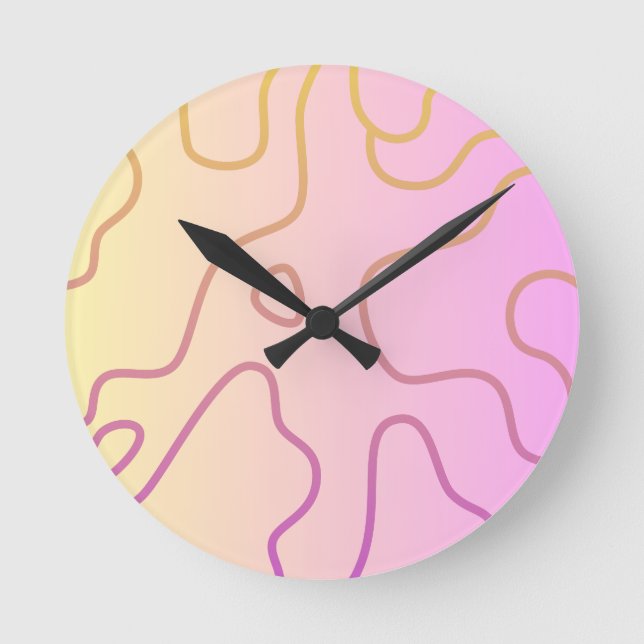 Relógio Redondo camuflagem (Frente)