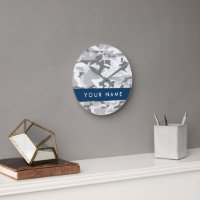 Camuflagem Cinza Neve de Inverno Personalize seu n