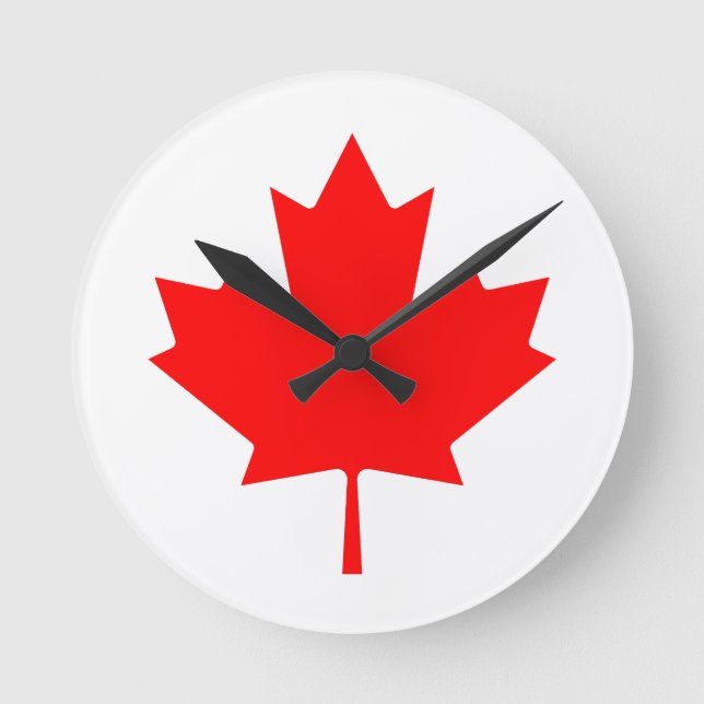 Relógio Redondo Canadá (Frente)