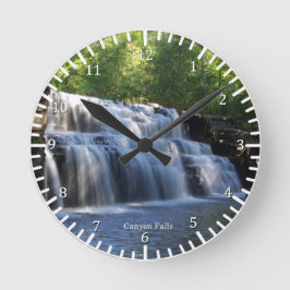 Relógio Redondo Canyon Falls Clock