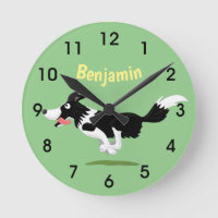 Cão Collie da Borda Engraçada executando cartograf