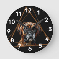 Cão de Labrador Boxer Marrom e Preto Brindle