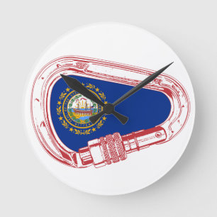 Relógio Redondo Carabineiro de Nova Hampshire Flag