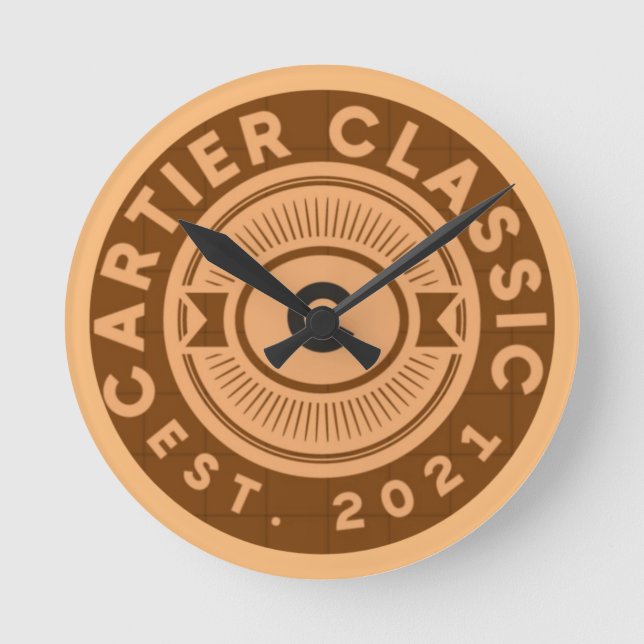Relógio Redondo Cartier Classic signature TAan (Frente)