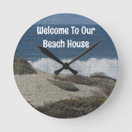 Relógio Redondo Casa de Férias de Convidado da Beach House Airbnb