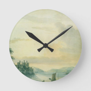 Relógio Redondo Castelo de Conway, 1789 (w/c no papel)