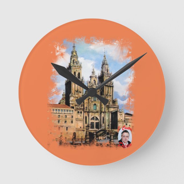 Relógio Redondo Catedral de Santiago de Compostela (A Coruña) (Frente)