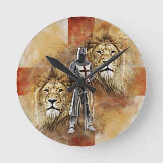 Relógio Redondo Cavaleiros Templários 001