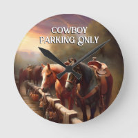 Cavalos com "Parqueamento de Cowboy"