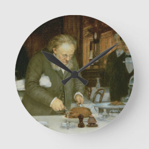 Relógio Redondo Cena no Restaurante La Tour d'Argent