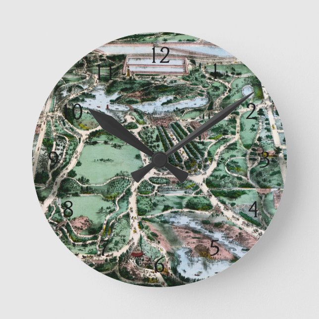 RELÓGIO REDONDO CENTRAL PARK, 1860 (Frente)