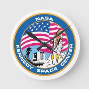 Relógio Redondo Centro Espacial Kennedy da NASA