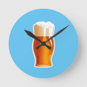 Relógio Redondo Cerveja