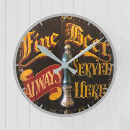 Relógio Redondo Cerveja tradicional