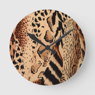 Relógio Redondo Cheetah Pattern