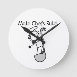 Relógio Redondo Chefes Homens Mandam