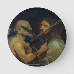 Relógio Redondo Christ Carrying the Cross
