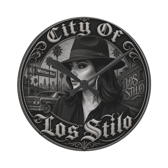Relógio Redondo Cidade de Los Stilo  (City of Los Stilo Round Clock)