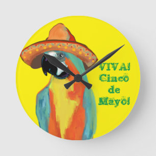 RELÓGIO REDONDO CINCO DE MAYO