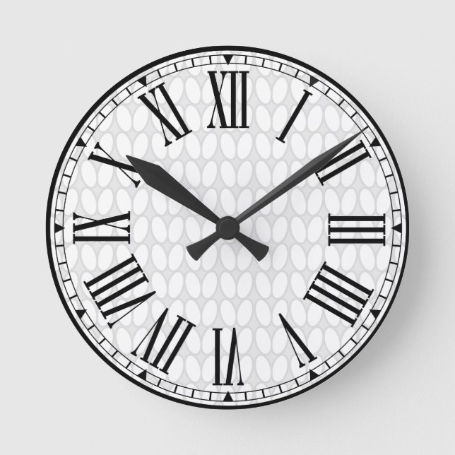 Relógio Redondo Clássico do Botão de Corda (Frente)