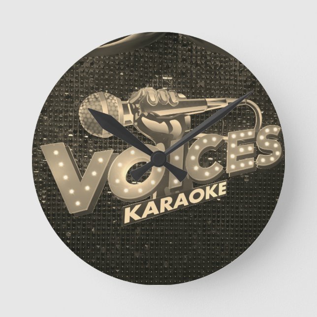 Relógio Redondo Clock. (Frente)