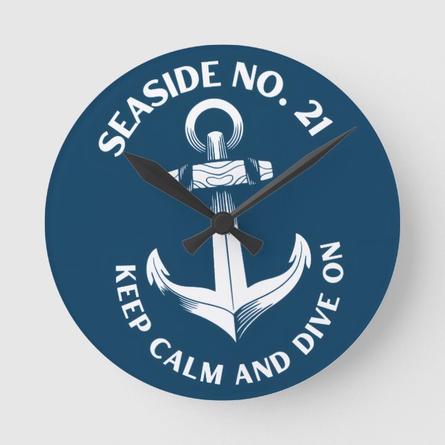 Relógio Redondo Clock  (Frente)