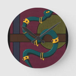 Relógio Redondo Cobra Sticker Carré