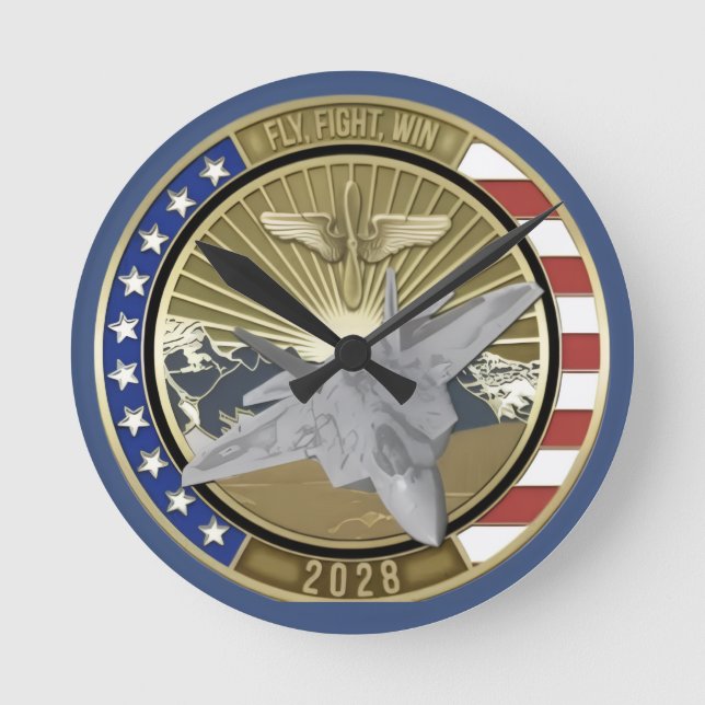 Relógio Redondo Coin 1 - Recognition Wall Clock (Frente)