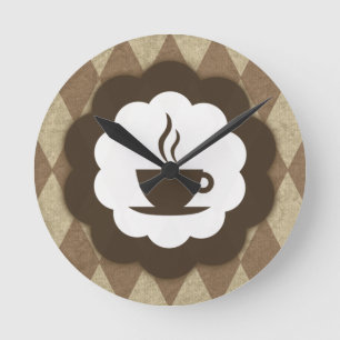 Relógio Redondo colheita de café
