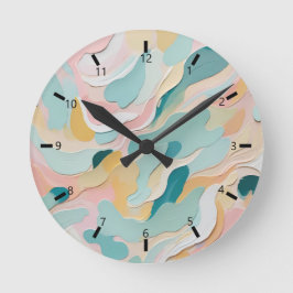 Relógio Redondo Colores Arte 5-1-1