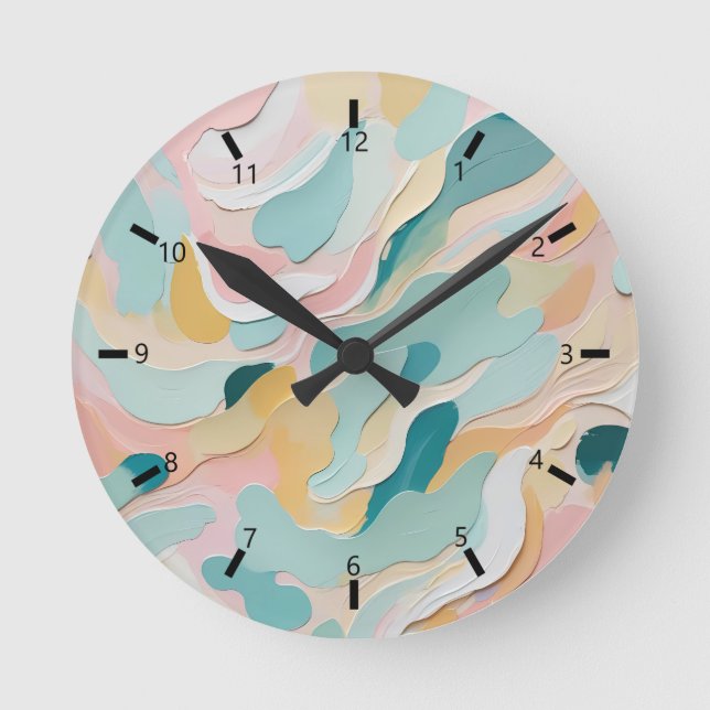 Relógio Redondo Colores Arte 5-1-1 (Frente)