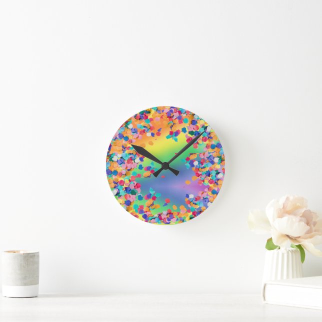 Relógio Redondo colorful personalize picture HP Laptop Skin (Lar)